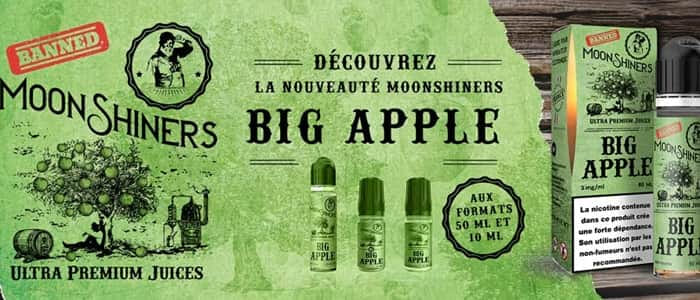 PRESENTATION E LIQUIDE BIG APPLE MOONSHINERS